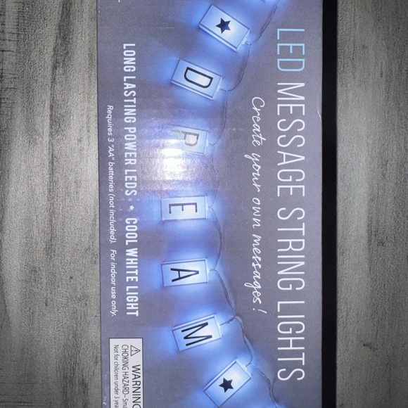 LED Message String Lights Custom Letters Numbers Decor - Picture 4 of 5